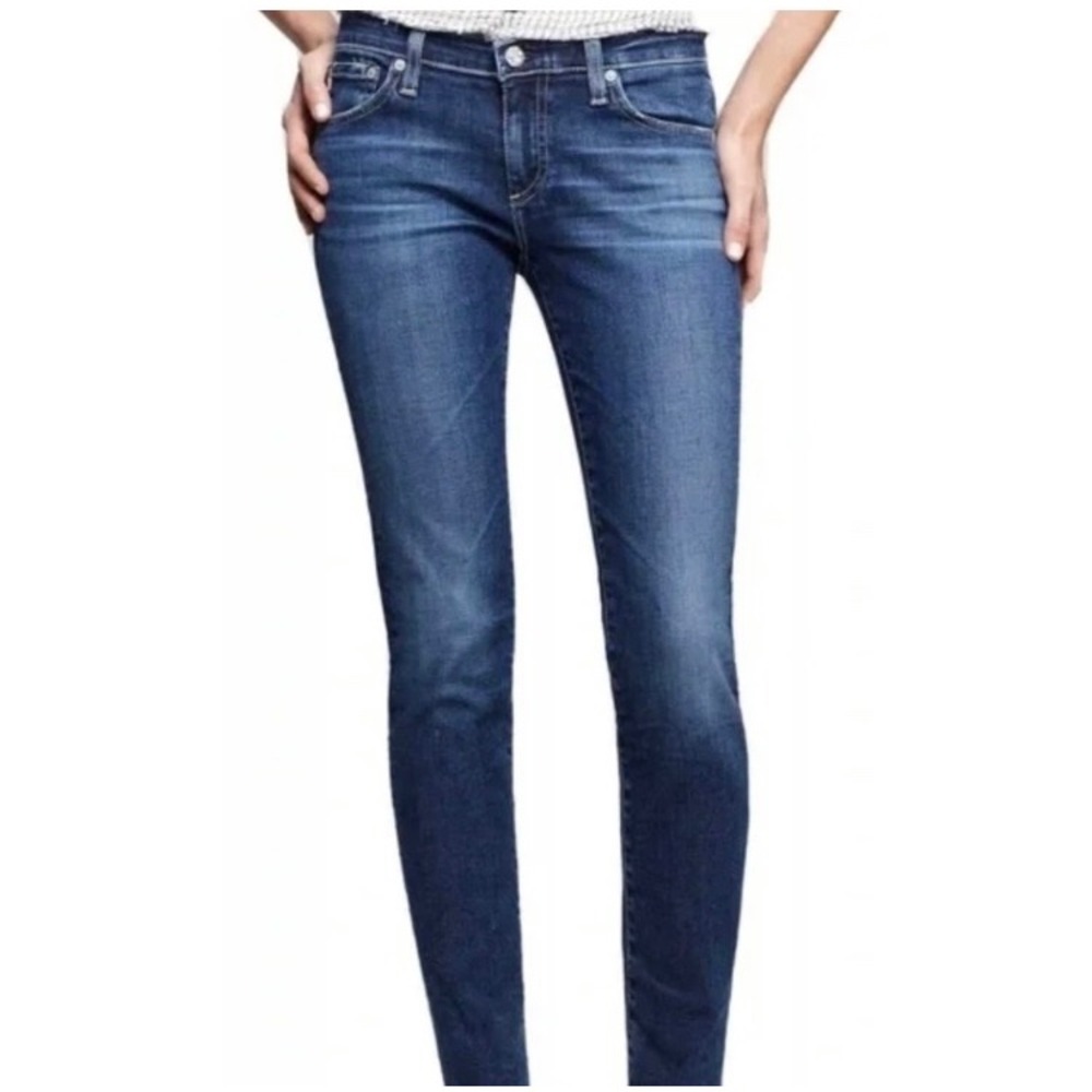 AG Adriano Goldschmied The Stilt Cigarette Leg Jeans Dark Wash Size 31R